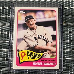 ⚾️ Honus Wagner Topps Major League Baseball Sports Trading Card #135